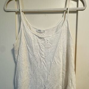 A.L.C. White Lightweight Spaghetti Strap Camisole